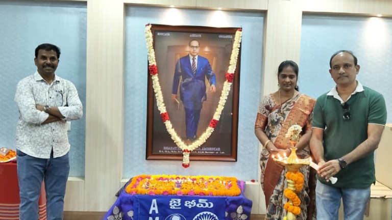 Dr. B R Ambedkar jayanthi celebration at Vishakapatnam division